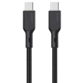 Cable USB-C Aukey CB-KCC102 Negro 1,8 m de Aukey, Cables USB - Ref: S9145553, Precio: 15,34 €, Descuento: %