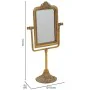 Mirror with Mounting Bracket Alexandra House Living Gold Resin 9 x 35 x 18 cm by Alexandra House Living, Tabletop Mirrors - R...