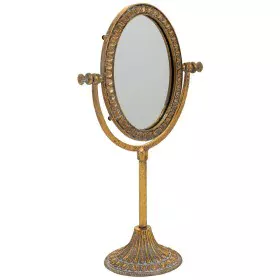 Mirror with Mounting Bracket Alexandra House Living Gold Resin 9 x 30 x 17 cm by Alexandra House Living, Tabletop Mirrors - R...