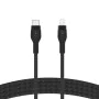 Câble USB-C vers Lightning Belkin CAA011BT2MBK Noir 2 m (1 Unité) de Belkin, Câbles USB - Réf : S9145605, Prix : 26,70 €, Rem...