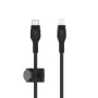 Câble USB-C vers Lightning Belkin CAA011BT2MBK Noir 2 m (1 Unité) de Belkin, Câbles USB - Réf : S9145605, Prix : 26,70 €, Rem...