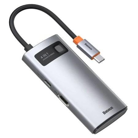 Hub USB Baseus CAHUB-CY0G Silberfarben von Baseus, USB-Hubs - Ref: S9145722, Preis: 33,05 €, Rabatt: %