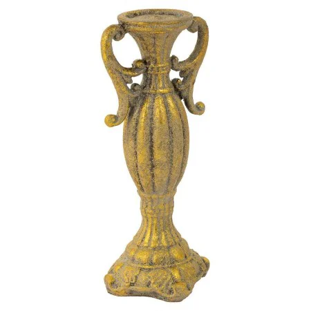 Candle Holder Alexandra House Living Gold Resin 14 x 33 x 14 cm by Alexandra House Living, Candelabras and candle holders - R...