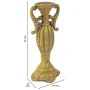 Candle Holder Alexandra House Living Gold Resin 14 x 33 x 14 cm by Alexandra House Living, Candelabras and candle holders - R...