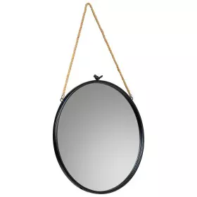 Wall mirror Alexandra House Living Black Glass Iron 1 x 60 x 60 cm by Alexandra House Living, Wall-Mounted Mirrors - Ref: D16...