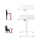 Bureau Huzaro HZ-Hero 8.2 White Blanc de Huzaro, Bureaux et tables d'ordinateurs - Réf : S9146258, Prix : 143,89 €, Remise : %