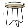 Mesa de apoio Alexandra House Living Preto Ferro 45 x 50 x 45 cm de Alexandra House Living, Jogos de móveis - Ref: D1632310, ...