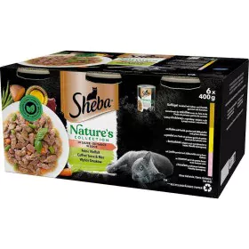 Cat food Sheba Nature's Collection Salmon Liver Birds 400 g by Sheba, Wet - Ref: S9146384, Price: 13,49 €, Discount: %