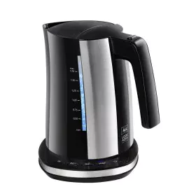 Water Kettle and Electric Teakettle Melitta LOOK AQUA DELUXE BLACK EU Black/Silver Stainless steel 2400 W 1,7 L by Melitta, E...