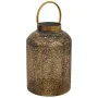 Portacandele Alexandra House Living Oro Vetro Ferro 20 x 30 x 20 cm di Alexandra House Living, Candelieri e portacandele - Ri...