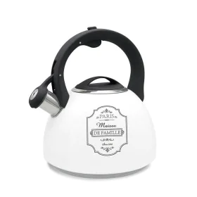 Tetera Feel Maestro MR-1324 Blanco Negro Acero Inoxidable 2,5 L de Feel Maestro, Servicio de té y café - Ref: S9146700, Preci...