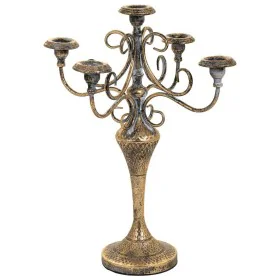 Candelabro Alexandra House Living Oro Ferro 29 x 47 x 29 cm di Alexandra House Living, Candelieri e portacandele - Rif: D1632...