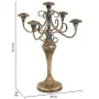 Candelabro Alexandra House Living Oro Ferro 29 x 47 x 29 cm di Alexandra House Living, Candelieri e portacandele - Rif: D1632...