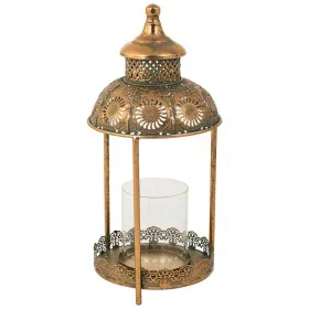 Kerzenschale Alexandra House Living Gold Glas Eisen 19 x 42 x 19 cm von Alexandra House Living, Kerzenständer und Kerzenhalte...