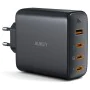 Cargador de Pared Aukey PA-B7S Negro 100 W de Aukey, Cargadores - Ref: S9147057, Precio: 65,28 €, Descuento: %