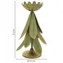 Candelabro Alexandra House Living Oro Ferro 21 x 31 x 21 cm Piume di Alexandra House Living, Candelieri e portacandele - Rif:...