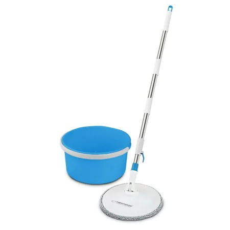 Mop with Bucket Esperanza EHS007 Azul Branco Microfibra de Esperanza, Esfregonas - Ref: S9147633, Preço: 13,18 €, Desconto: %