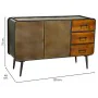 Credenza Alexandra House Living Marrone Ferro 40 x 75 x 120 cm di Alexandra House Living, Credenze e buffet - Rif: D1632343, ...