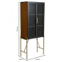 Armoire Alexandra House Living Marron verre Bois d'épicéa Bois MDF 35 x 155 x 64 cm de Alexandra House Living, Penderies - Ré...