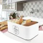 Lunch box Feel Maestro MR-1771 White Metal Stainless steel Rectangular by Feel Maestro, Food storage - Ref: S9149197, Price: ...