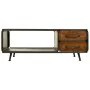 Mesa de Centro Alexandra House Living Castanho Metal Madeira de abeto Madeira MDF 64 x 46 x 120 cm de Alexandra House Living,...