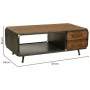 Mesa de Centro Alexandra House Living Castanho Metal Madeira de abeto Madeira MDF 64 x 46 x 120 cm de Alexandra House Living,...