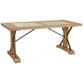 Table Alexandra House Living Marron 85 x 78 x 180 cm de Alexandra House Living, Tables - Réf : D1632355, Prix : 676,55 €, Rem...