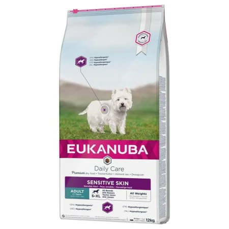 Fodder Eukanuba Daily Care Sensitive Skin Adult Fish 12 kg by Eukanuba, Dry - Ref: S9157405, Price: 51,63 €, Discount: %