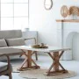 Tavolo Alexandra House Living Marrone 60 x 50 x 120 cm di Alexandra House Living, Tavoli da sala da pranzo - Rif: D1632356, P...