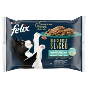 Comida para gato Purina Deliciously Salmão Atum Bacalhau 4 x 80 g de Purina, Húmida - Ref: S9157946, Preço: 5,52 €, Desconto: %