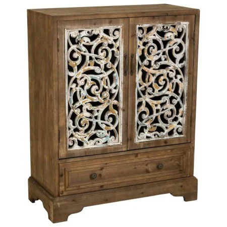 Armoire Alexandra House Living Marron Bois d'épicéa Bois MDF 38 x 102 x 83 cm de Alexandra House Living, Penderies - Réf : D1...