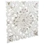 Décoration murale Alexandra House Living Blanc Bois d'épicéa Bois MDF 1 x 56 x 56 cm de Alexandra House Living, Sculptures - ...