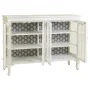 Sideboard Alexandra House Living White Glass Fir wood MDF Wood 40 x 101 x 142 cm by Alexandra House Living, Sideboards - Ref:...