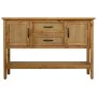 Hall Table with Drawers Alexandra House Living Brown Fir wood MDF Wood 35 x 81 x 122 cm by Alexandra House Living, Tables - R...