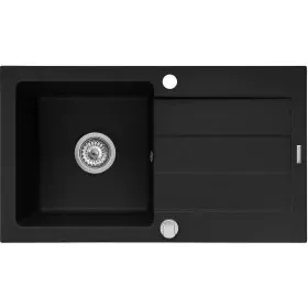 Évier simple Pyramis Sparta Plus Noir 78 x 48 cm de Pyramis, Éviers - Réf : S9162275, Prix : 152,88 €, Remise : %