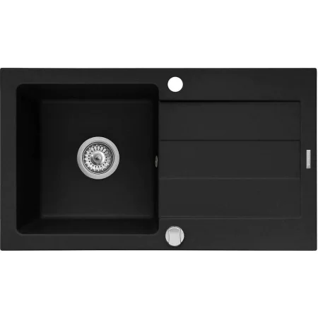 Évier simple Pyramis Sparta Plus Noir 78 x 48 cm de Pyramis, Éviers - Réf : S9162275, Prix : 167,44 €, Remise : %