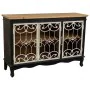 Sideboard Alexandra House Living Black Glass Fir wood MDF Wood 36 x 80 x 120 cm by Alexandra House Living, Sideboards - Ref: ...