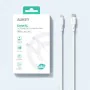 Cable USB a Lightning Aukey CB-SCL2 Blanco Negro 1,8 m de Aukey, Cables Lightning - Ref: S9164172, Precio: 29,68 €, Descuento: %