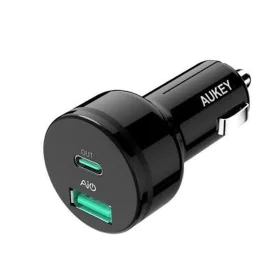 Car Charger Aukey CC-Y7 Black by Aukey, Chargers - Ref: S9164331, Price: 21,31 €, Discount: %