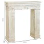 Cornici camini Alexandra House Living Bianco Legno di abete Legno MDF 30 x 110 x 100 cm di Alexandra House Living, Frontoni -...