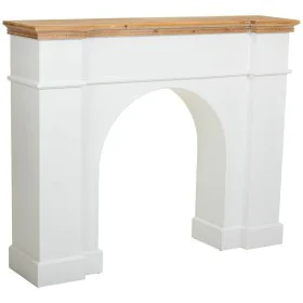 Cornici camini Alexandra House Living Bianco Legno di abete Legno MDF 29 x 101 x 125 cm di Alexandra House Living, Frontoni -...