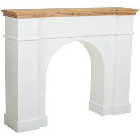 Frente de lareira Alexandra House Living Branco Madeira de abeto Madeira MDF 29 x 101 x 125 cm de Alexandra House Living, Fro...