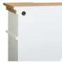 Cornici camini Alexandra House Living Bianco Legno di abete Legno MDF 29 x 101 x 125 cm di Alexandra House Living, Frontoni -...