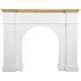 Cornici camini Alexandra House Living Bianco Legno di abete Legno MDF 29 x 101 x 125 cm di Alexandra House Living, Frontoni -...