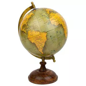 Globe Alexandra House Living Brown Paper Iron Plastic Mango wood 20 x 25 x 20 cm by Alexandra House Living, Geography - Ref: ...