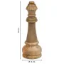 Statua Decorativa Alexandra House Living Marrone Legno di mango Scacchi 14 x 36 x 14 cm di Alexandra House Living, Oggetti da...