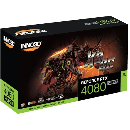 Carte Graphique INNO3D N408S3-166XX-187049N NVIDIA GeForce RTX 4080 16 GB GDDR6X de INNO3D, Cartes graphiques - Réf : S916974...