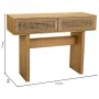 Hall Table with Drawers Alexandra House Living Brown Rope Fir wood Paolownia wood 36 x 77 x 110 cm by Alexandra House Living,...