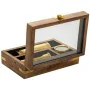 Set di Cifre Alexandra House Living Marrone Legno Vetro Ottone Sabbia 10 x 5 x 15 cm 4 Pezzi di Alexandra House Living, Ogget...