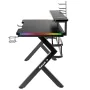 Bureau Gaming Huzaro HZ-Hero 5.0 RGB Noir Acier Fibre de Carbone 116 x 69,5 x 59 cm de Huzaro, Bureaux et tables d'ordinateur...